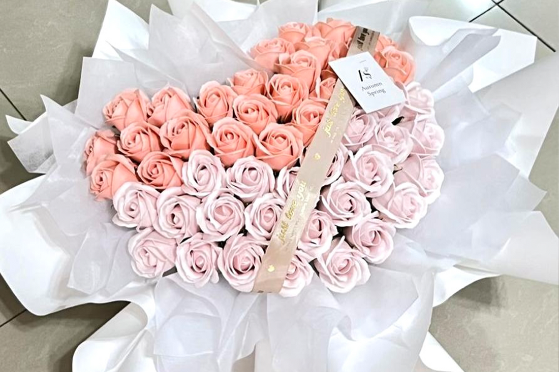 Soap Flower Bouquet Flower Care