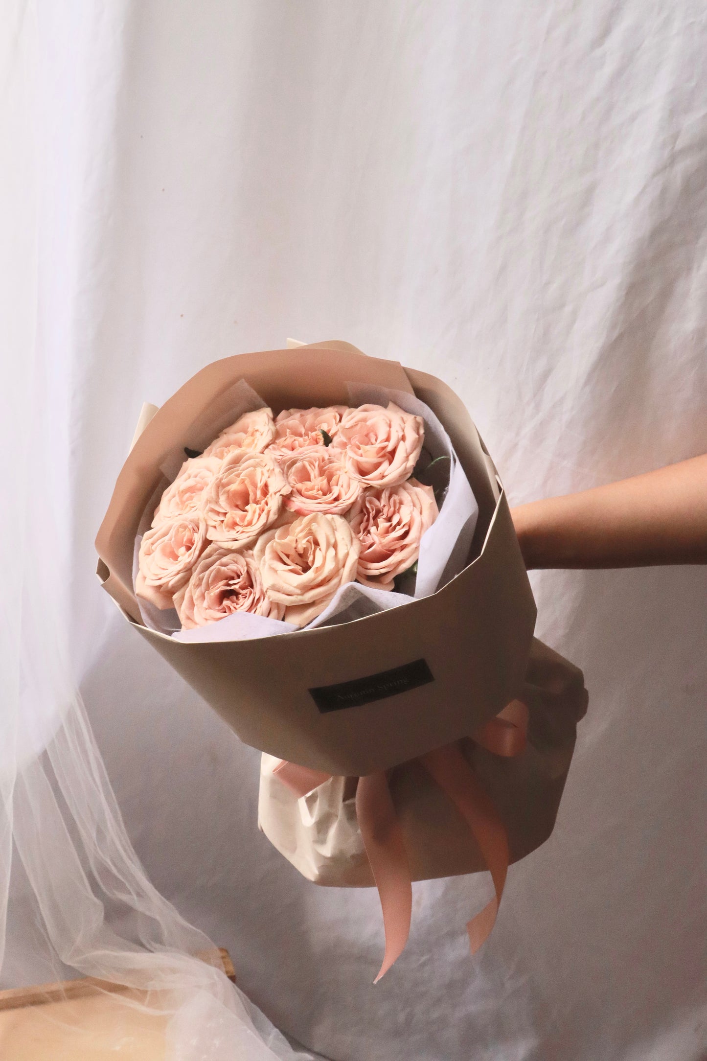Riley Cuppuccino Rose Bouquet