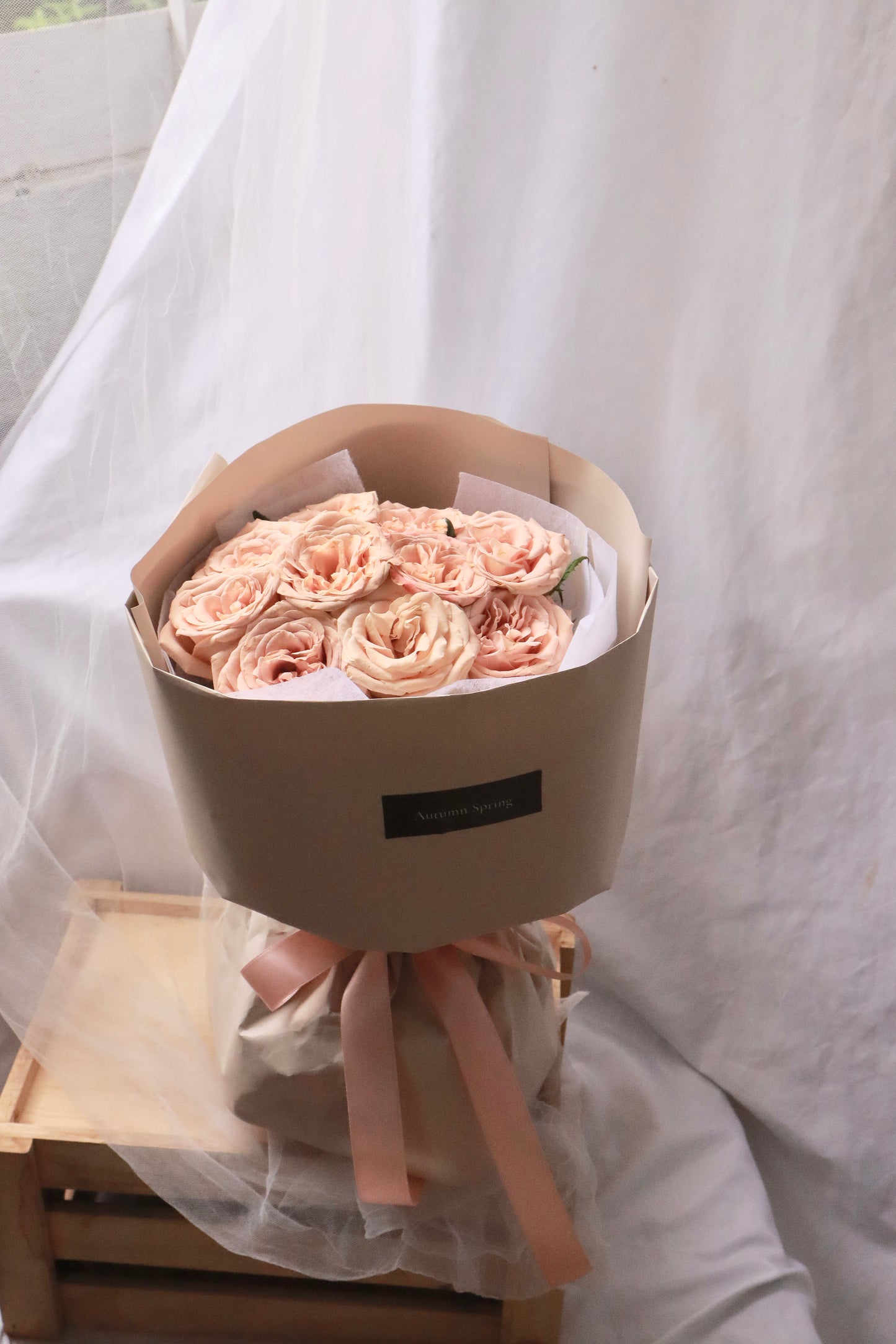 Riley Cuppuccino Rose Bouquet