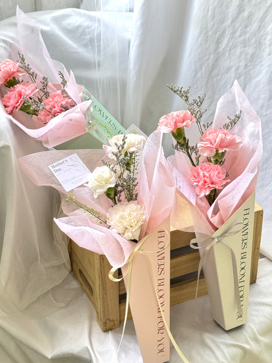 Mini Gentle Carnation Flower Box