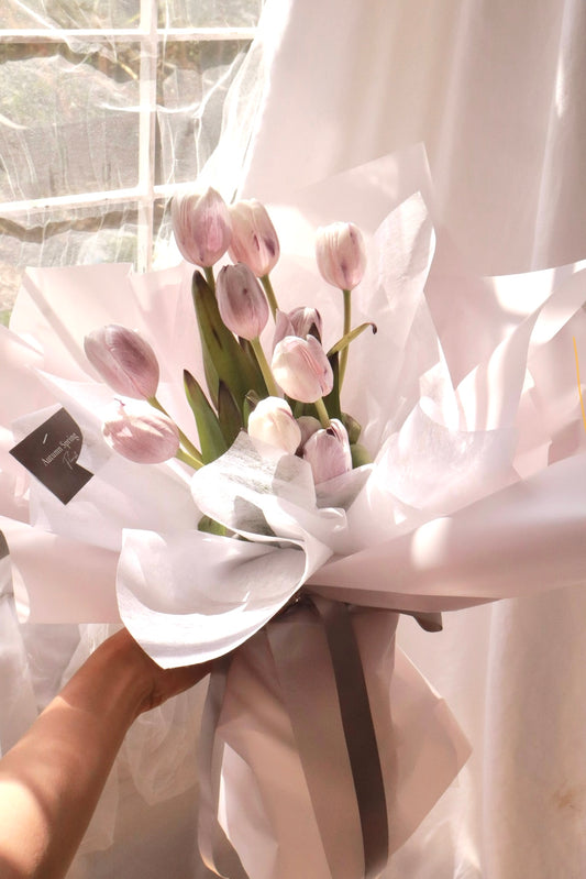Violet Radiance Tulip Bouquet