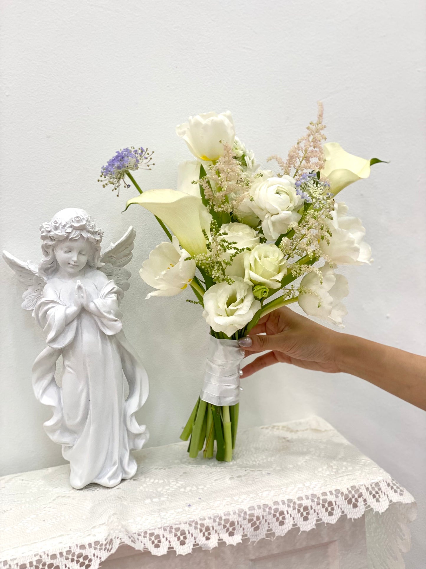 Heaven's Whisper Calla Lily Bridal Bouquet