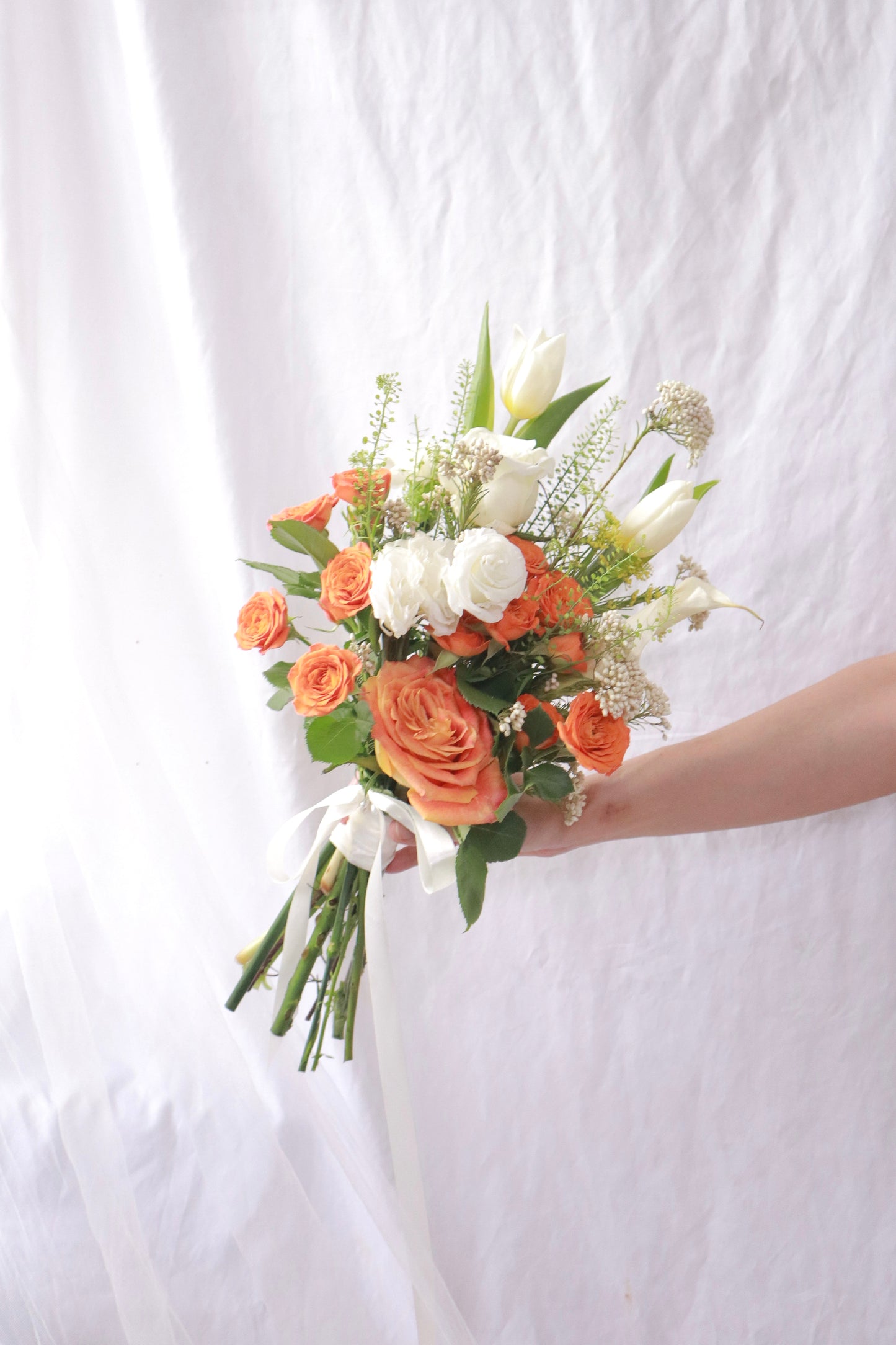 Pandora Orange Bridal Bouquet