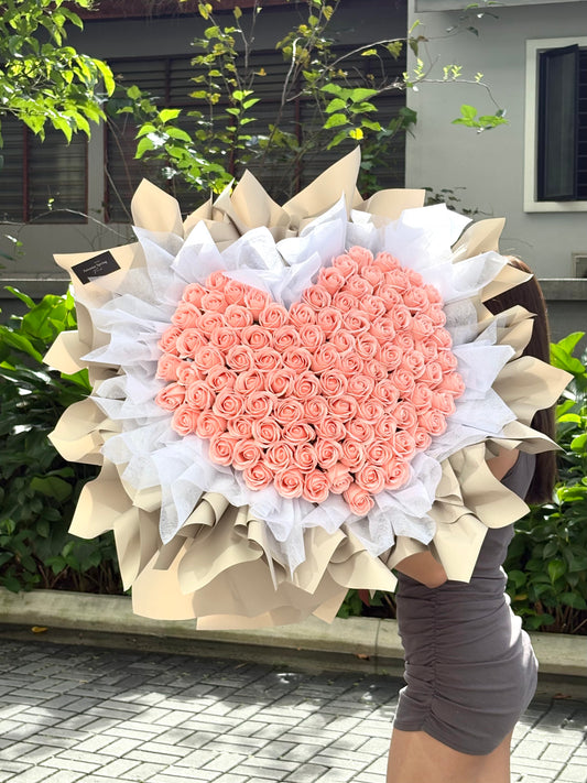 Endless Pink Promise 99 stalks soap flower