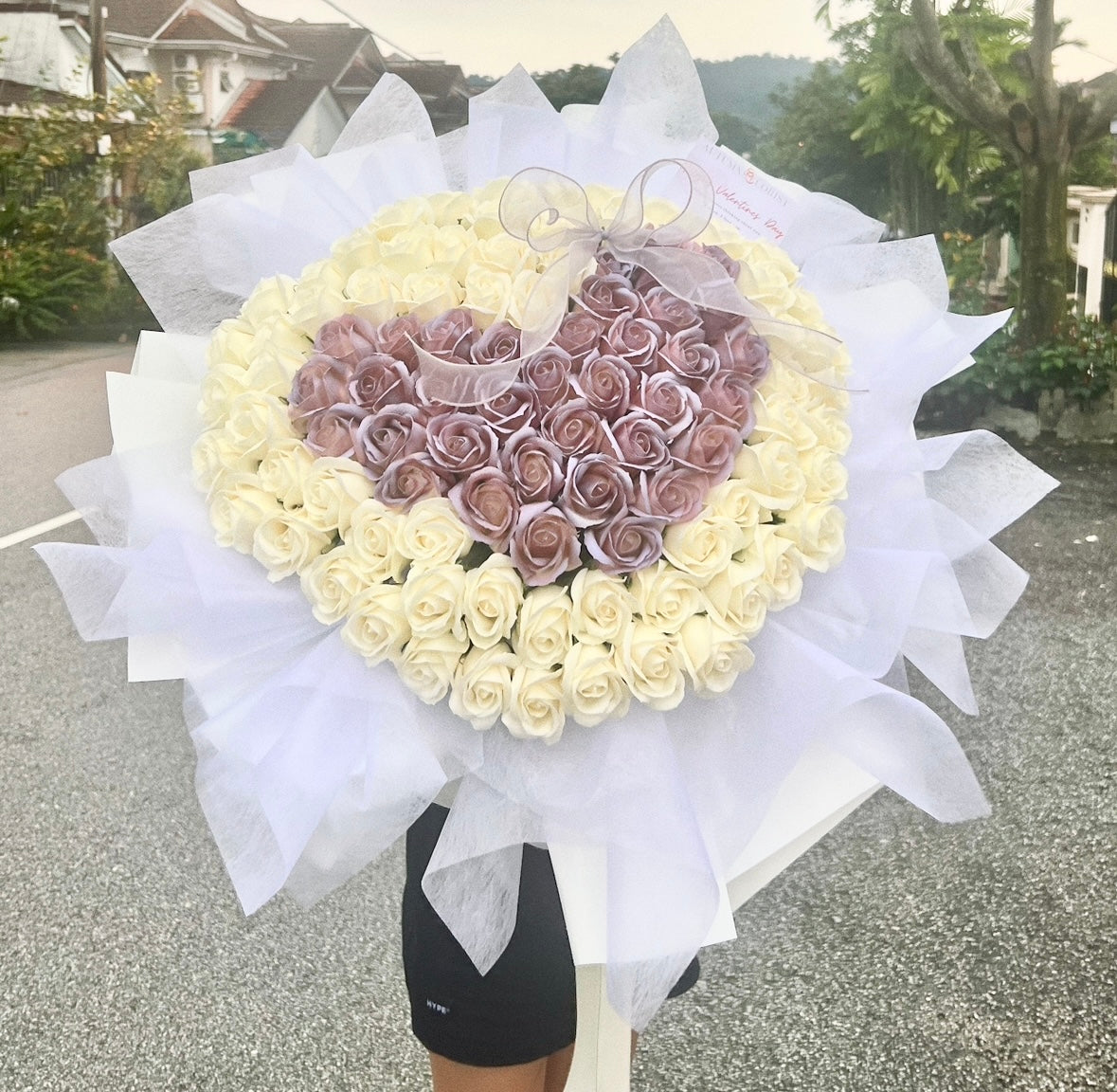 I Love You 99 Soap Rose Bouquet