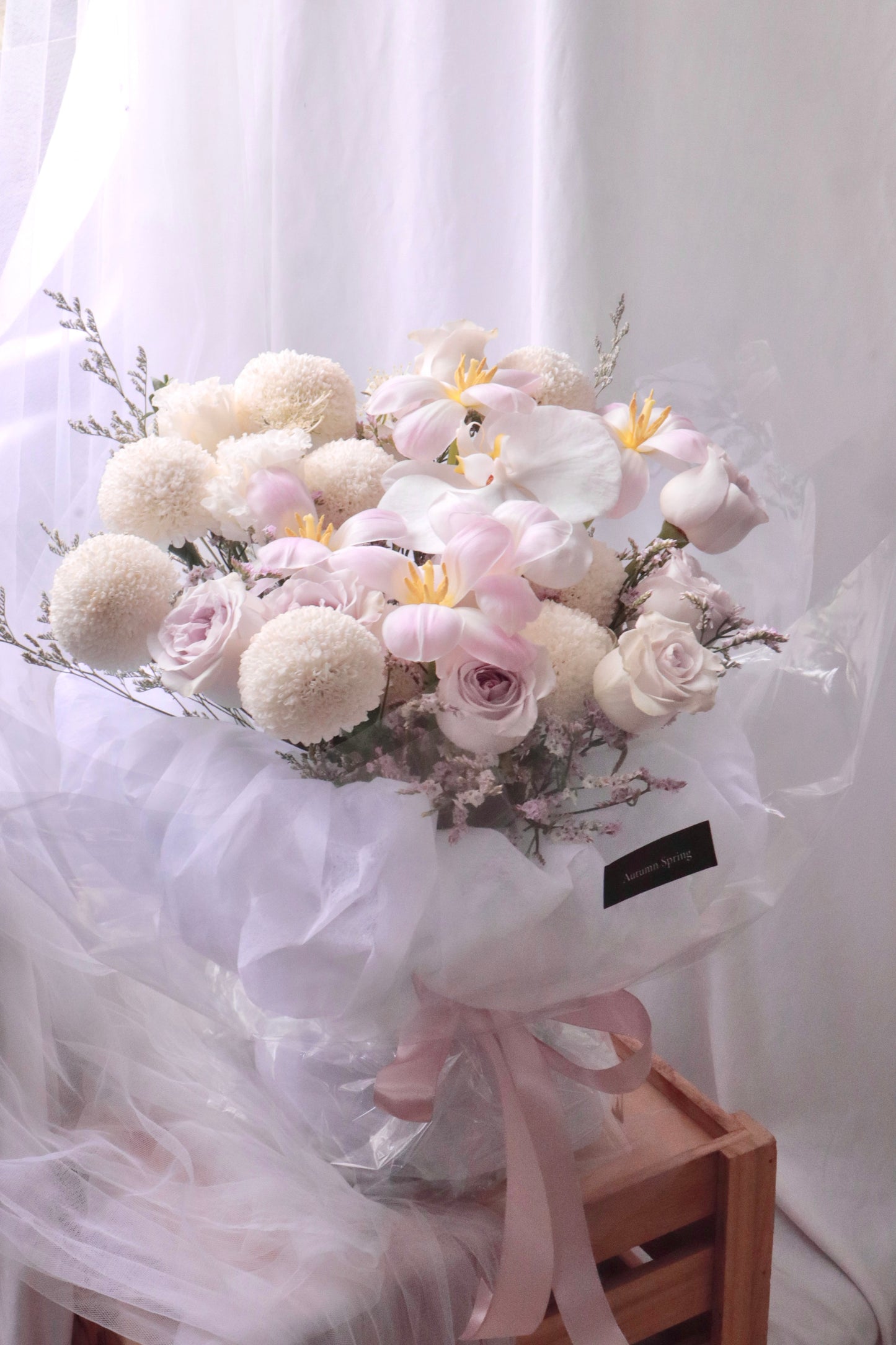 Tranquil Petal Mixed Flower Bouquet