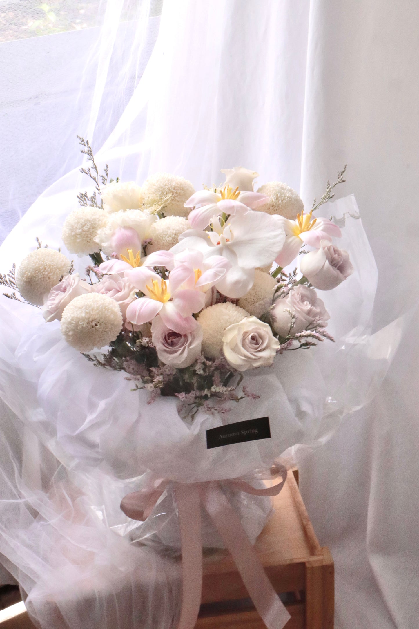 Tranquil Petal Mixed Flower Bouquet