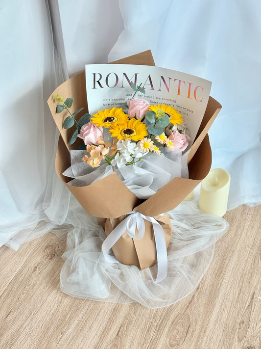 Radiant Achievement Soap Graduation Flower Bouquet