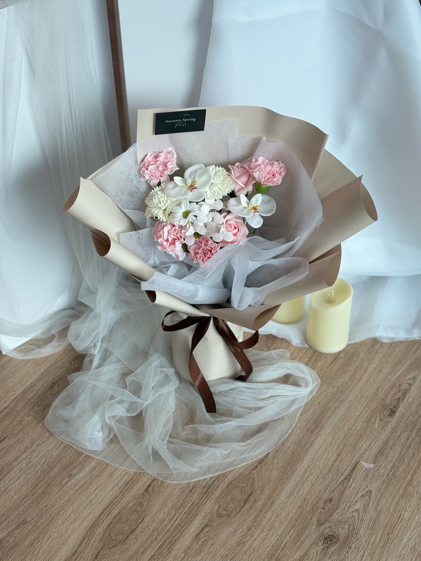 Serenity Blooms Soap Flowers Bouquet