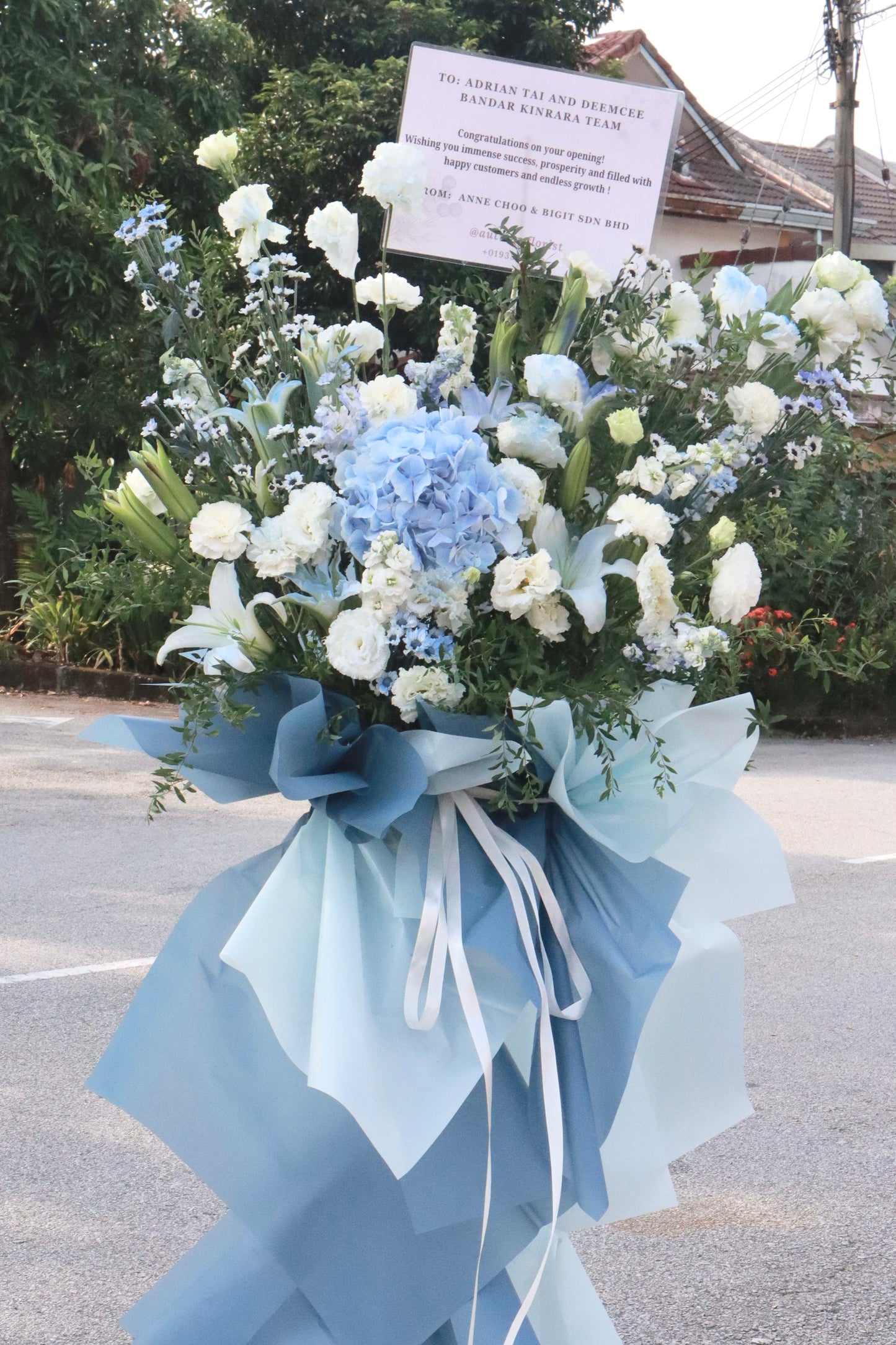 Floral Elegance Grand Opening Stand