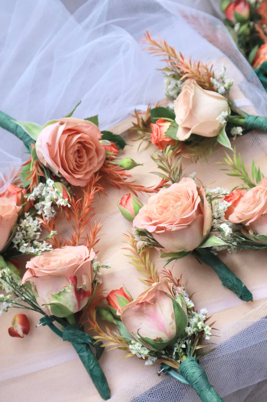 Cappucino Rose Boutonniere