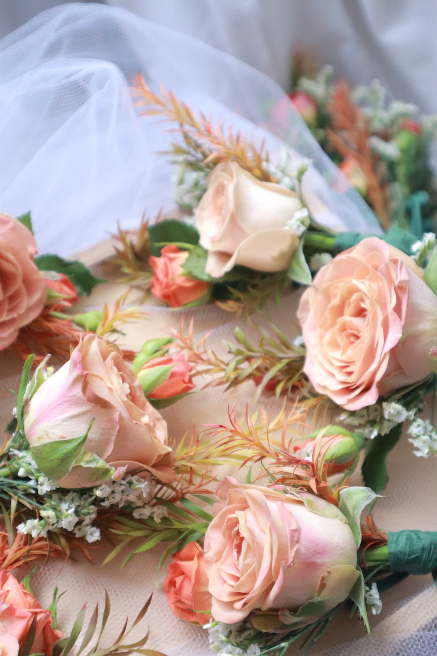 Cappucino Rose Bouteniere