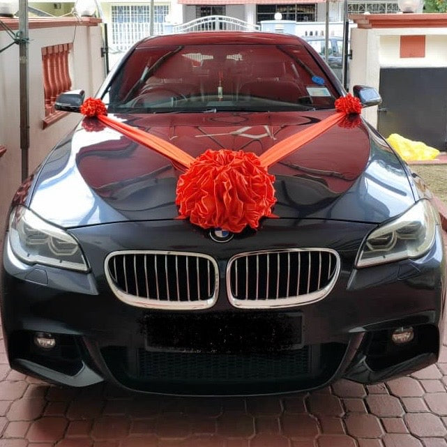 Satin Car Wedding Decorations