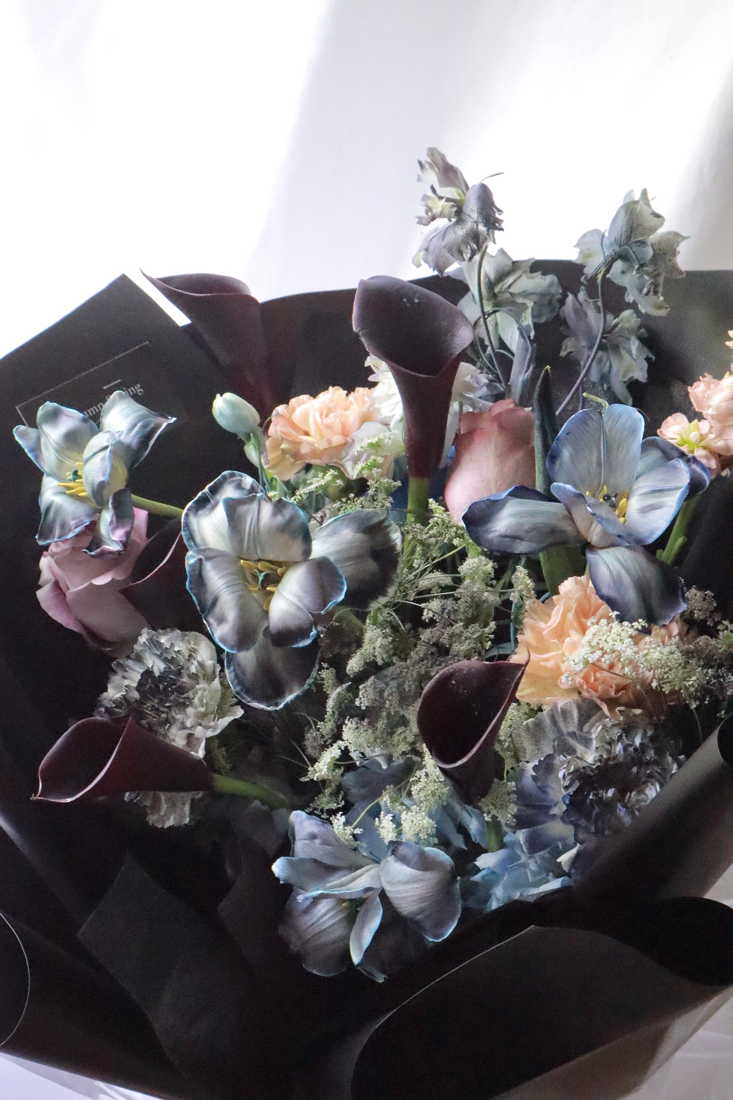 Shadowed Grace Calla Lily Mixed Flower Bouquet