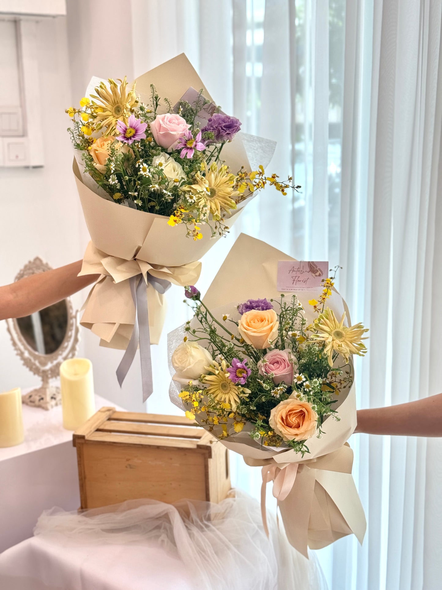 France Garden Mixed Flower Bouquet