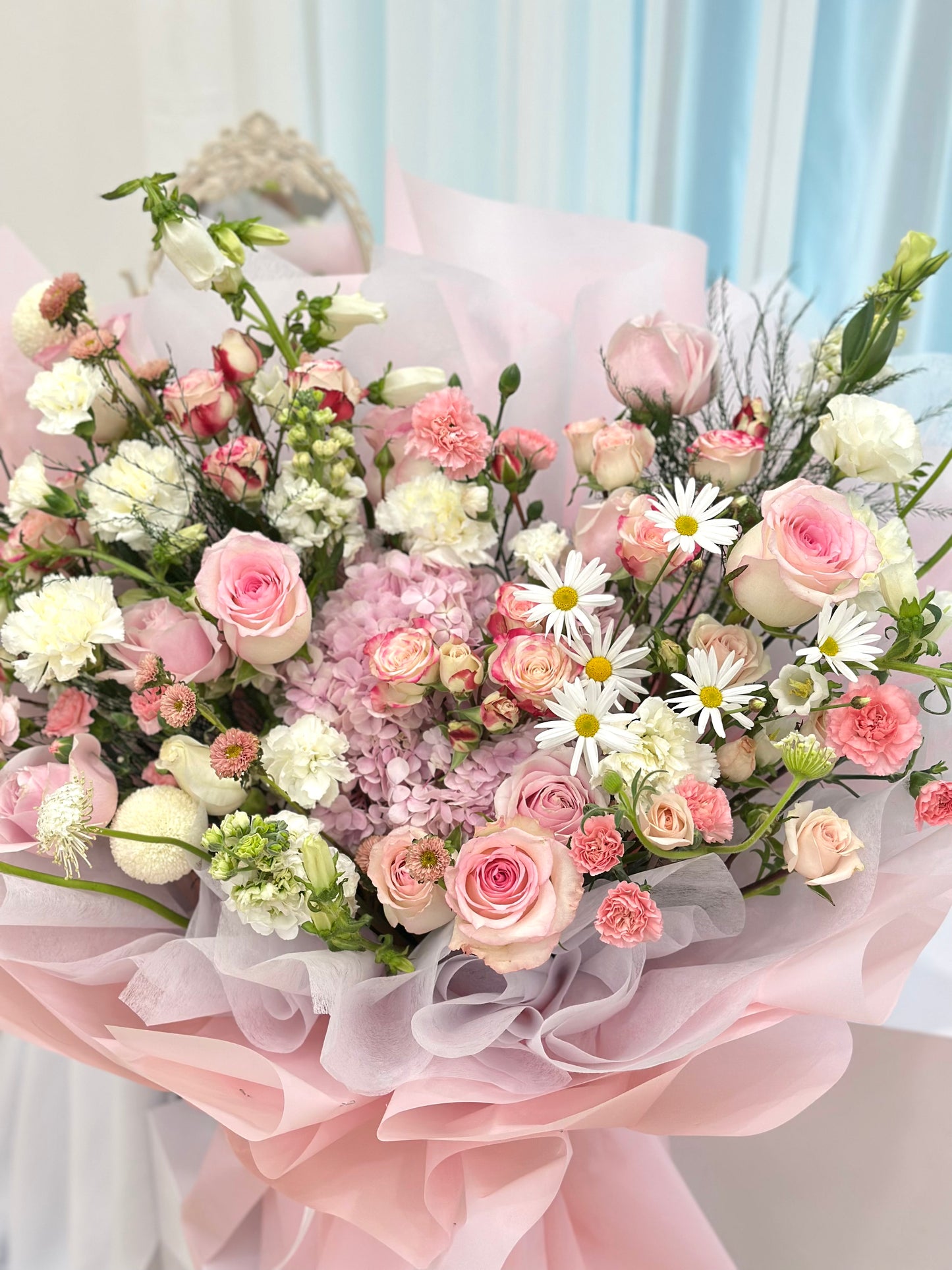 Celestial Harmony XL Pink Theme Mixed Flower bouquet