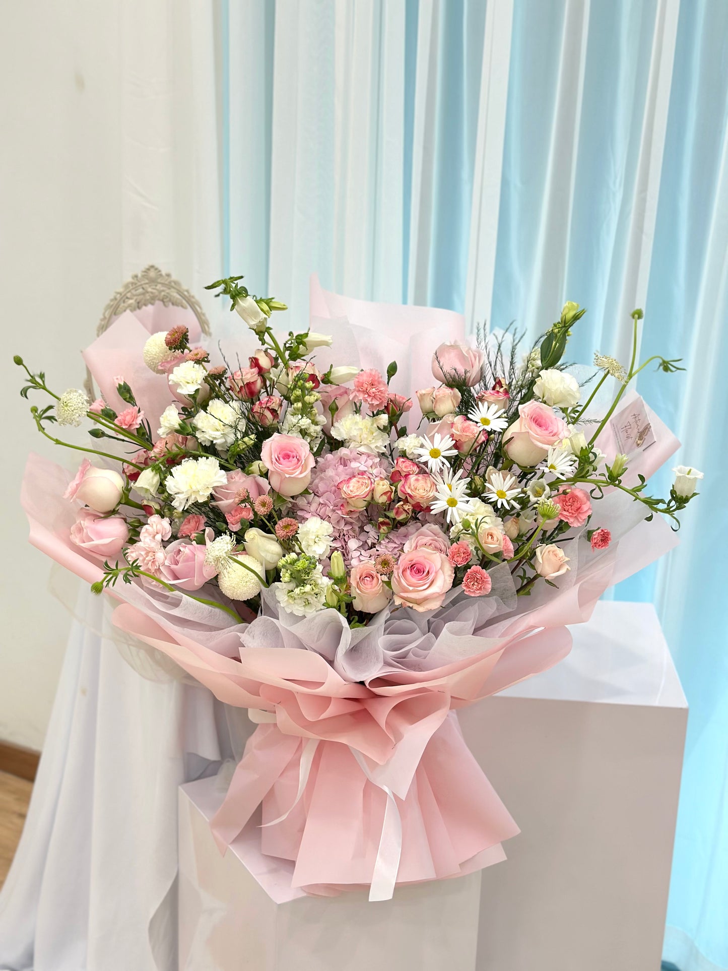 Celestial Harmony XL Pink Theme Mixed Flower bouquet