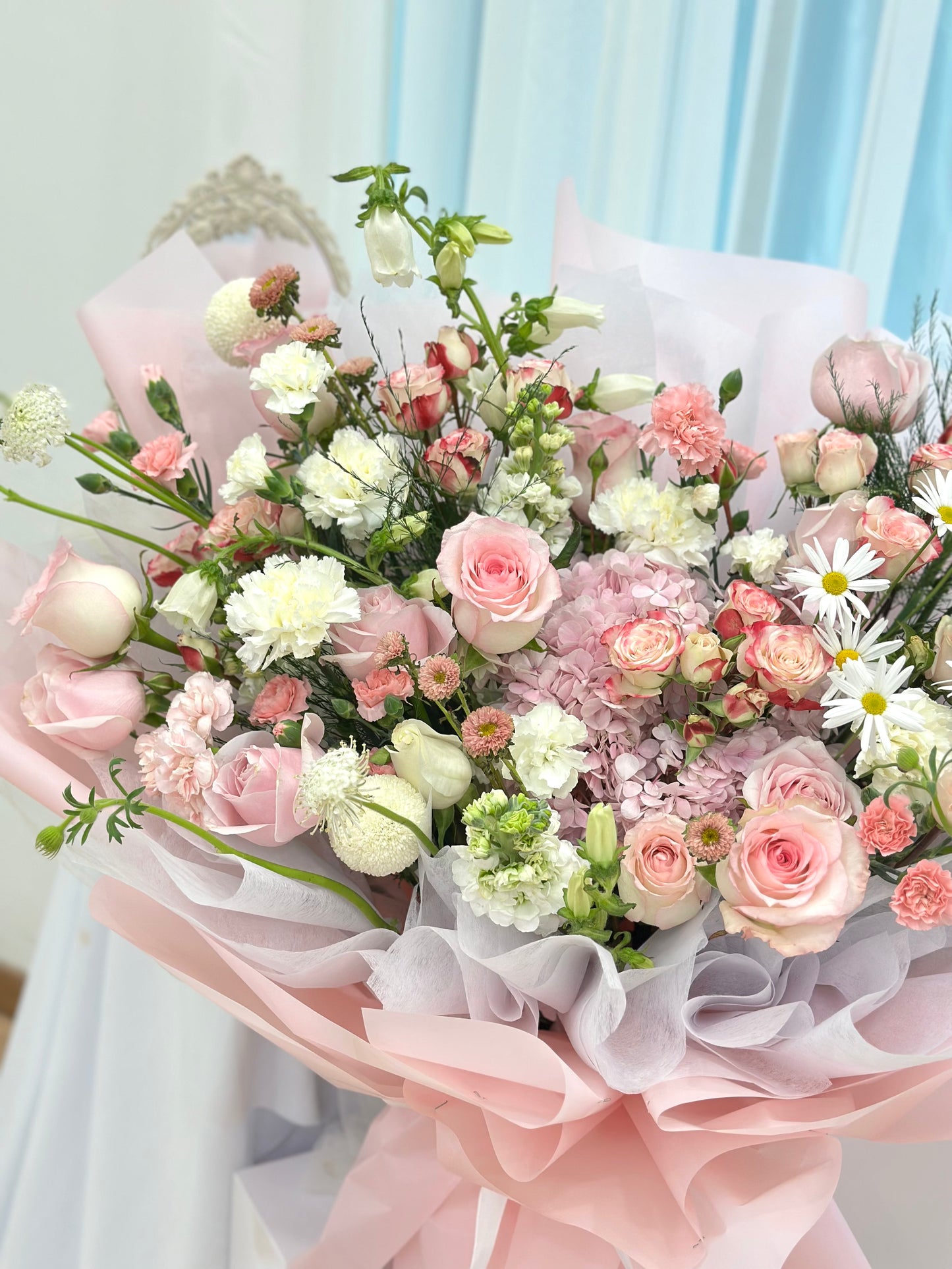 Celestial Harmony XL Pink Theme Mixed Flower bouquet