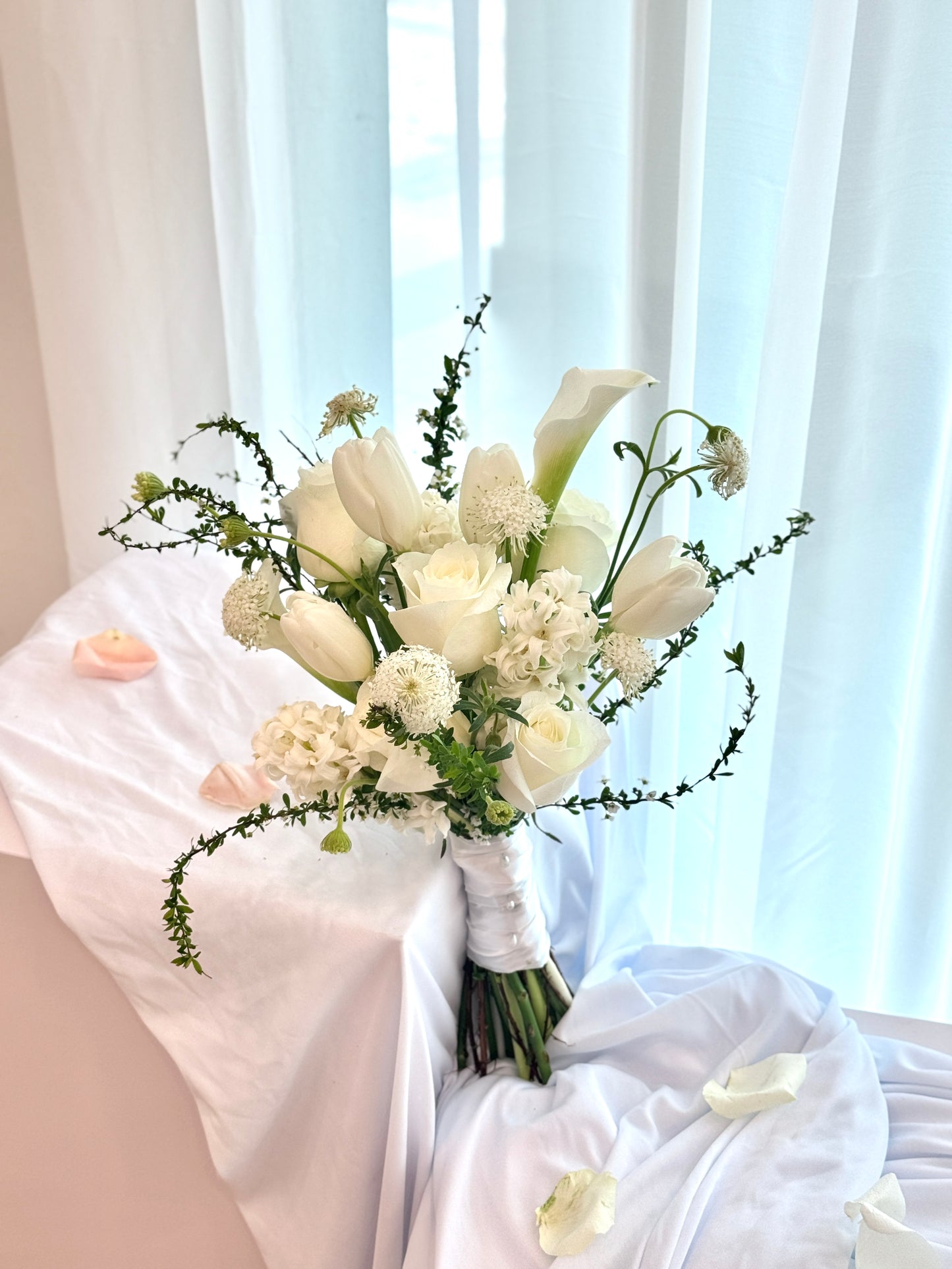 Emily Korean Style Calla Lily Bridal Bouquet