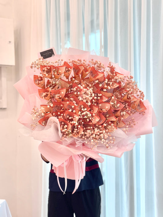 Golden Glow Money Bouquets