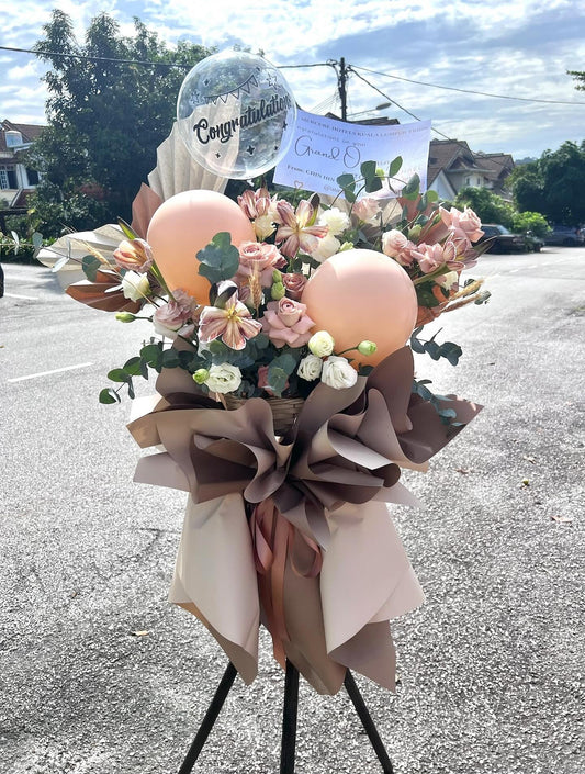 Elegant Grand Opening Flower Stand