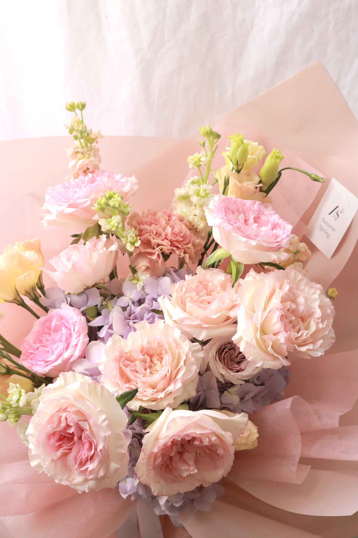 Sweet Garden Pink Rose Bouquet