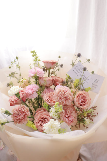 Burgundy Cappucino Rose Bouquet