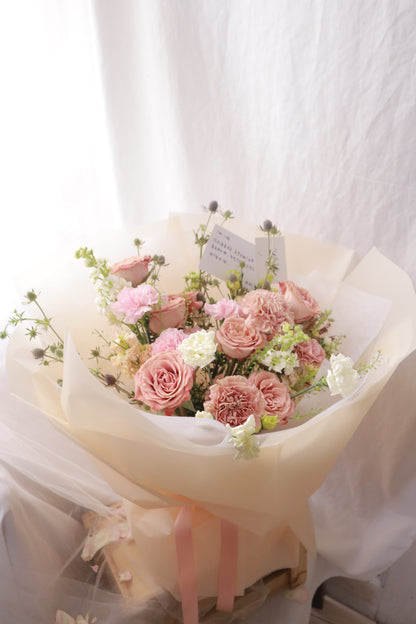 Burgundy Cappucino Rose Bouquet