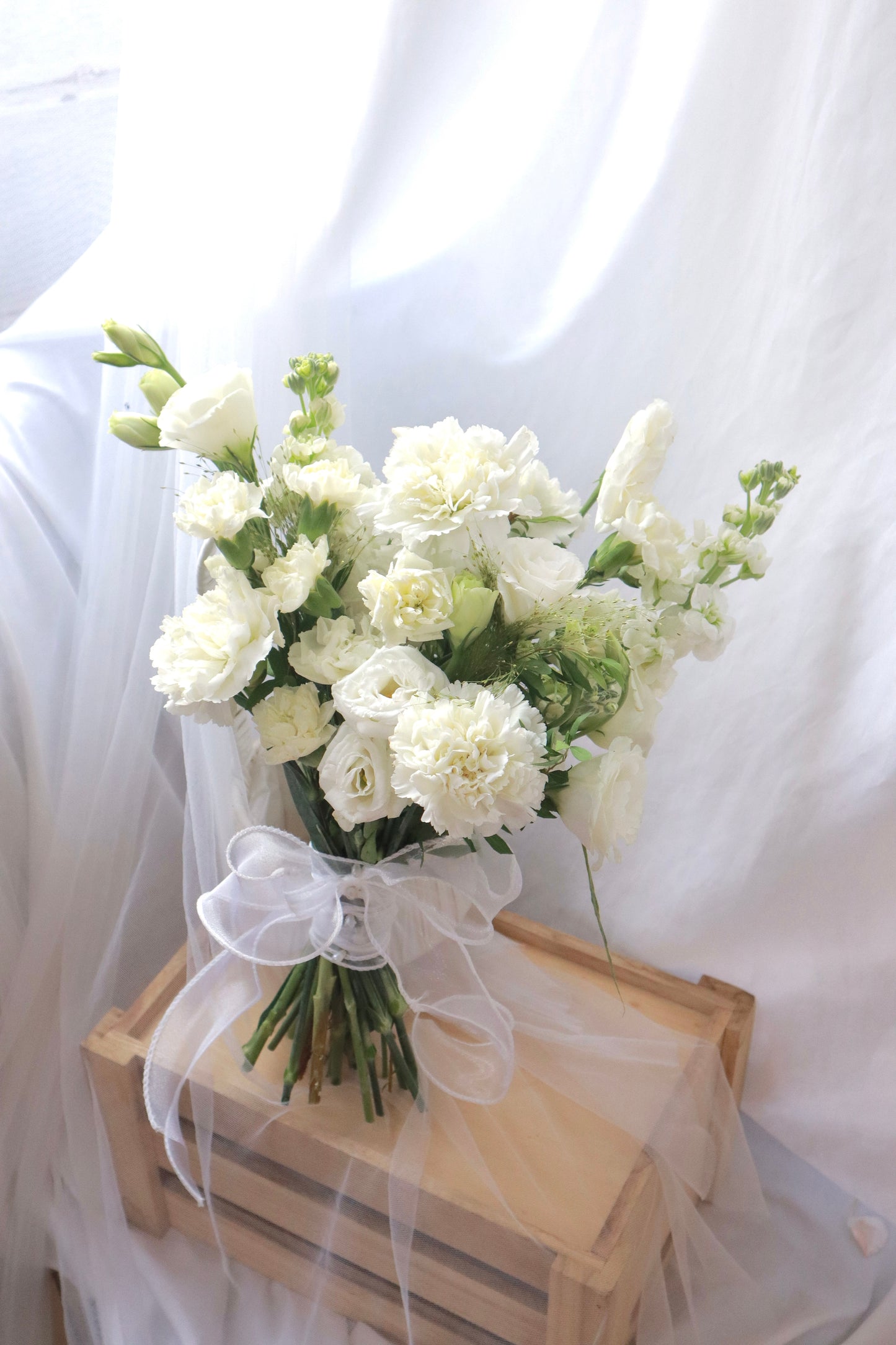 Lauren White Bridal Bouquet