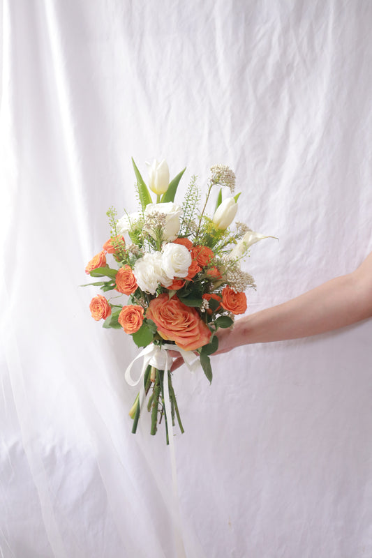 Pandora Orange Bridal Bouquet