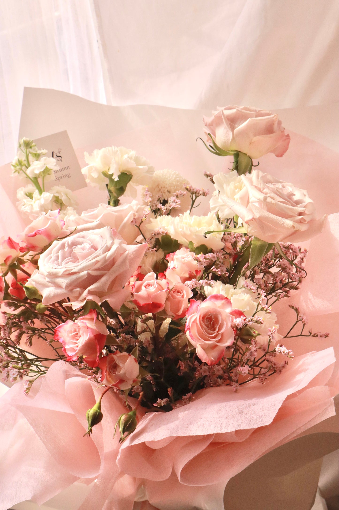 Rosy Serenity Rose Bouquet