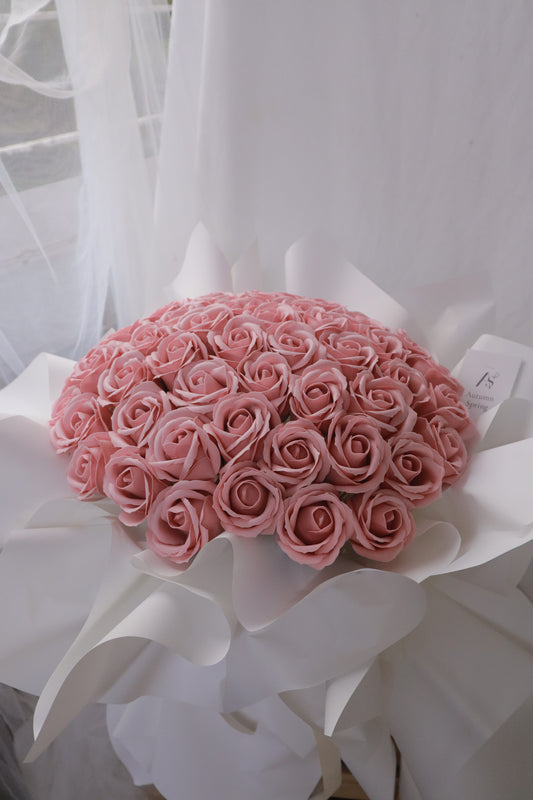 Siena Pink Soap Rose Bouquet