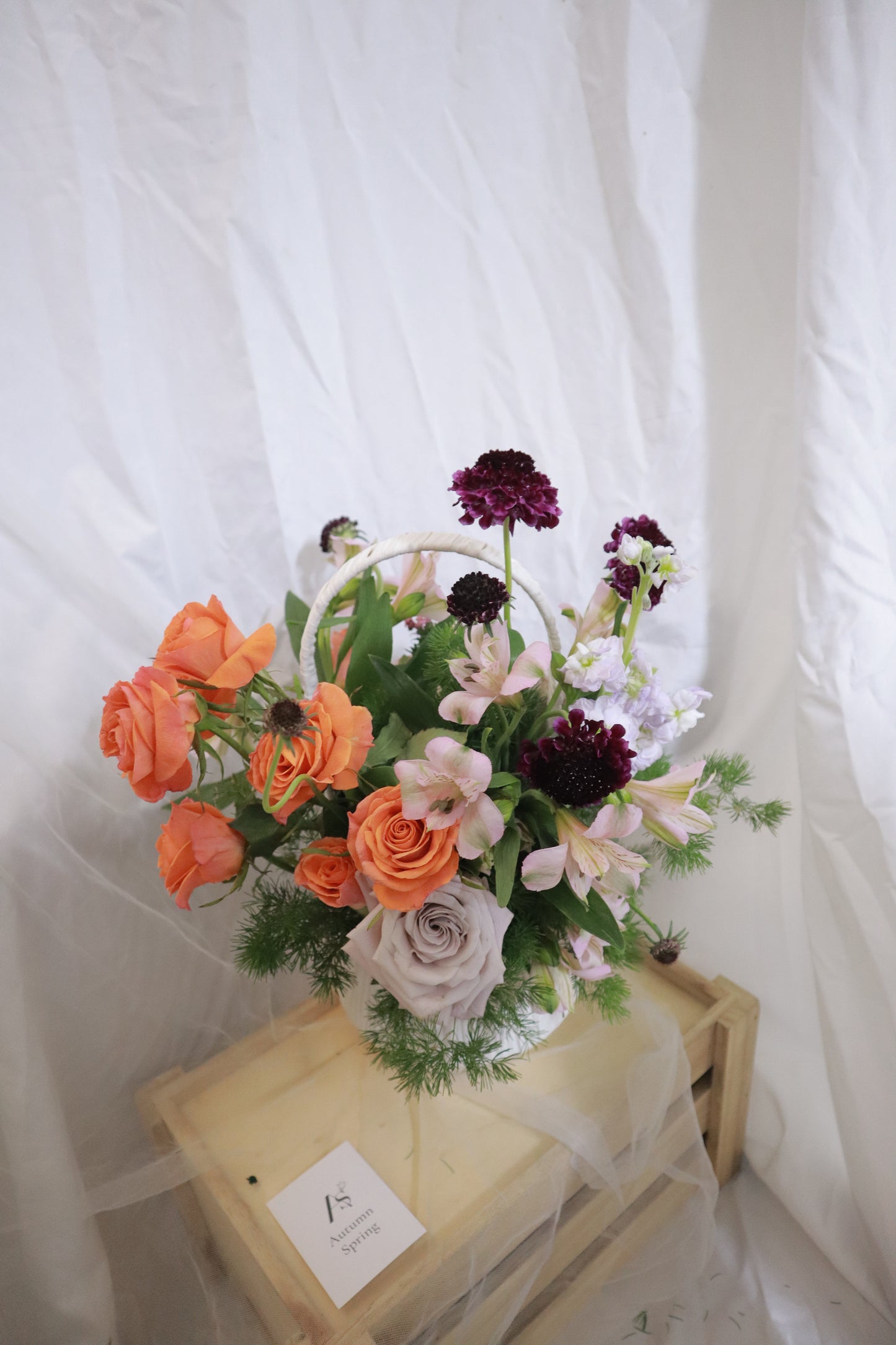 Timeless Garden Flower Basket