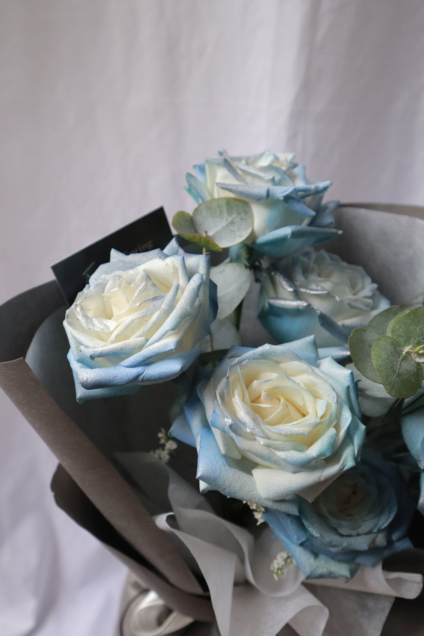 Silvermist Blue Rose Bouquet