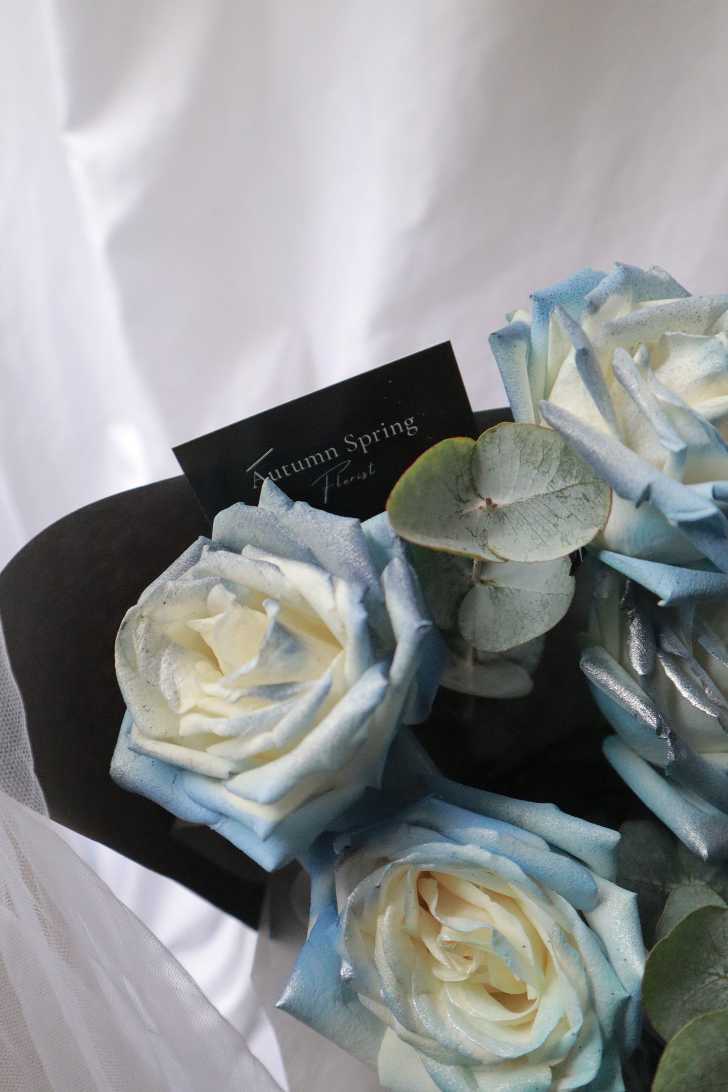 Silvermist Blue Rose Bouquet