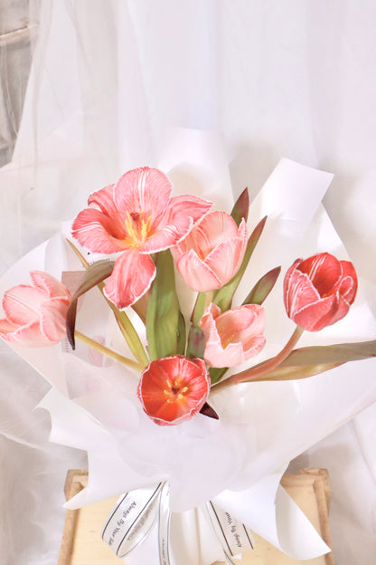 Rouge Red Dyed Tulip Bouquet