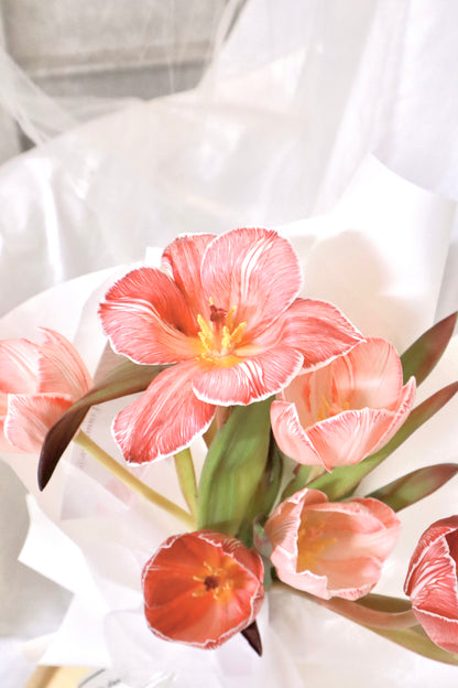 Rouge Red Dyed Tulip Bouquet