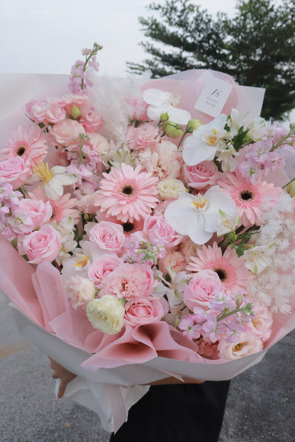 Million Pink Petal XL Mixed Flower Giant Bouquet