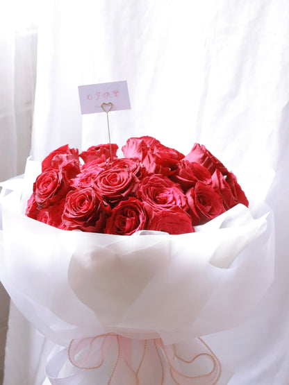 Forever 33 Premium Red Rose Bouquet