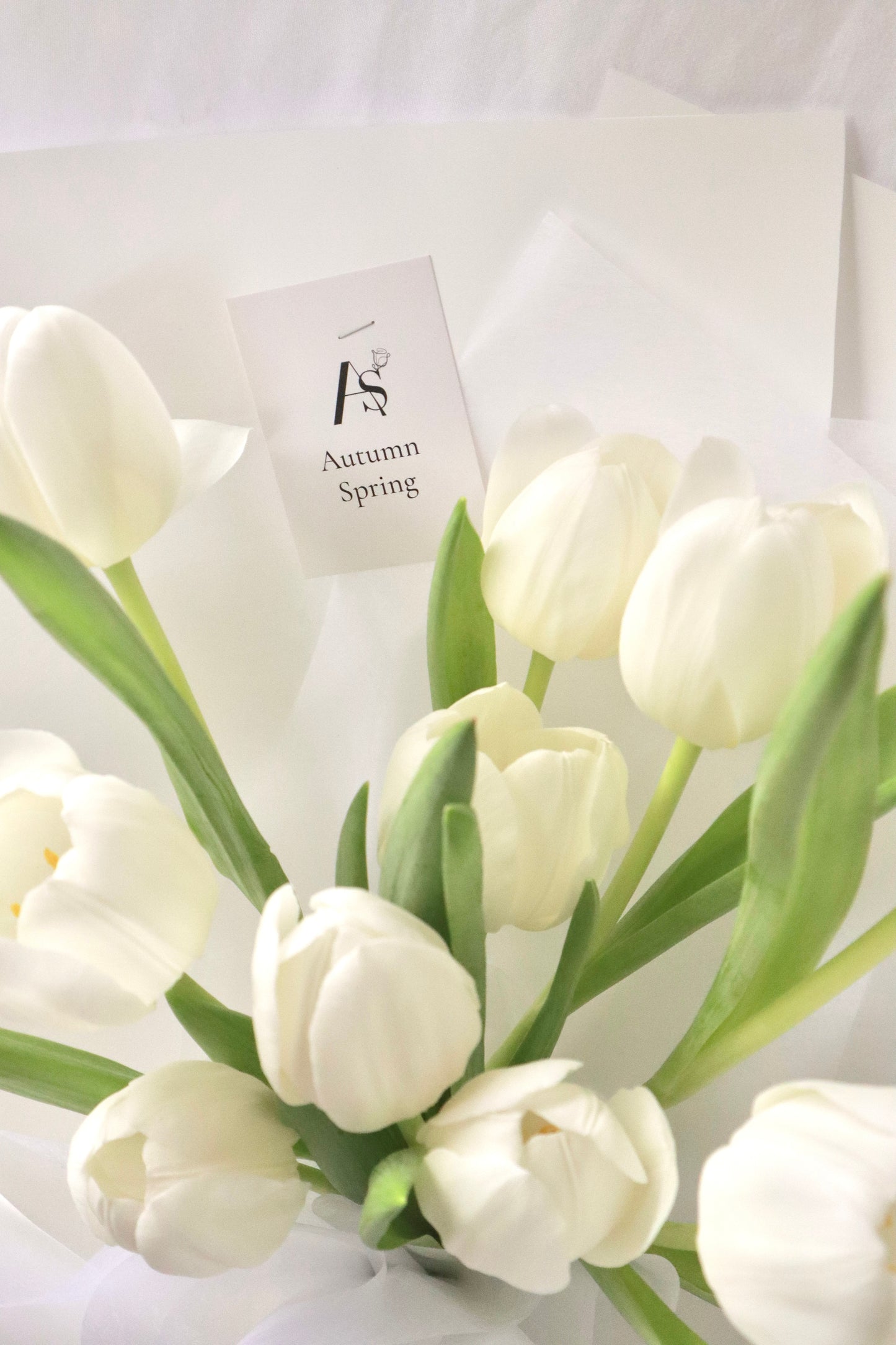 Juliet White Tulip Bouquet