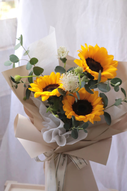 Showers of Gold Sunflower Bouquet