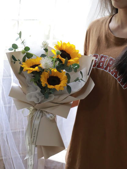 Showers of Gold Sunflower Bouquet