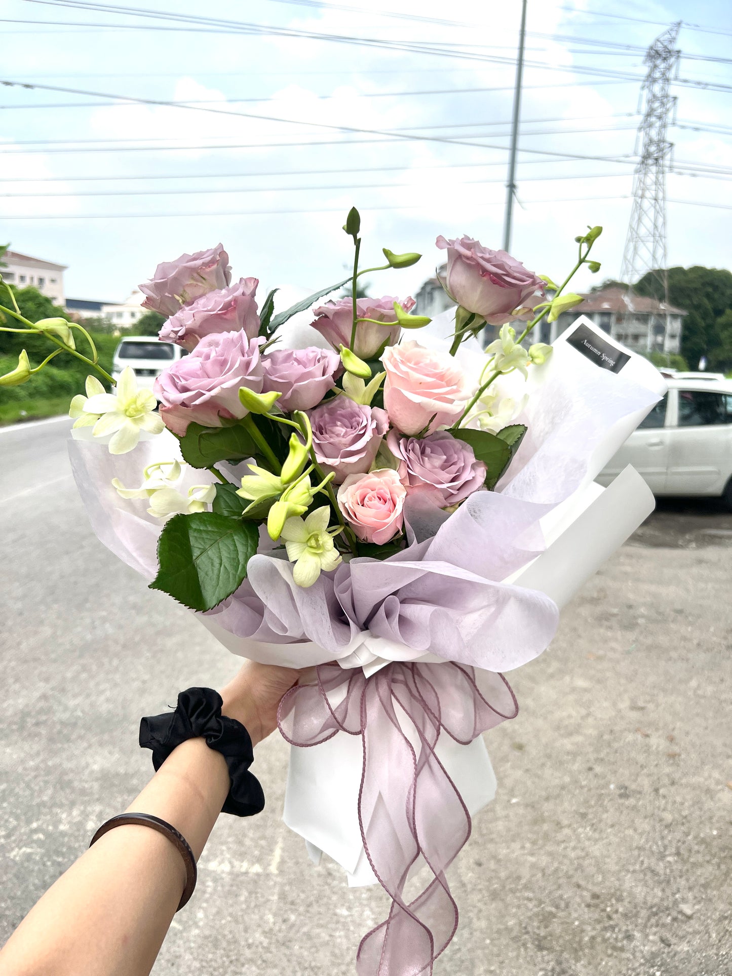 Purple Field Rose Bouquet