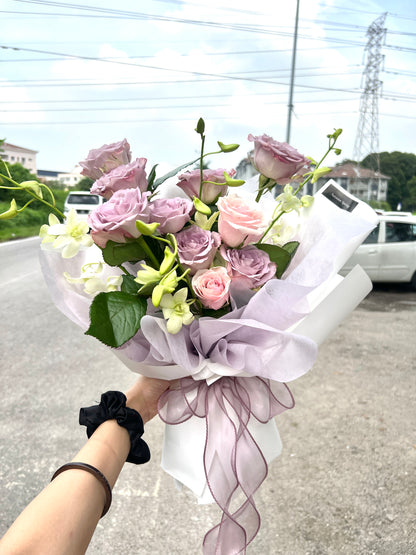 Purple Field Rose Bouquet