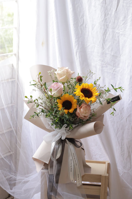 Sunkissed Radiance Sunflower Mixed Bouquet