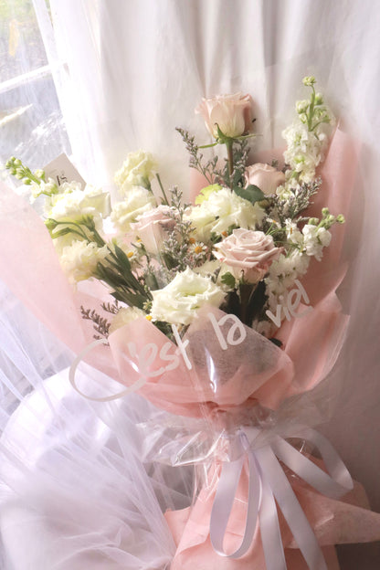 Misty Rose Mixed Bouquet