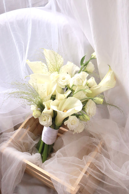 Graceful Lily Bridal Wedding Bouquet