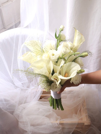 Graceful Lily Bridal Wedding Bouquet