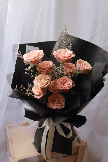 Concerto Cappuccino Rose Bouquet