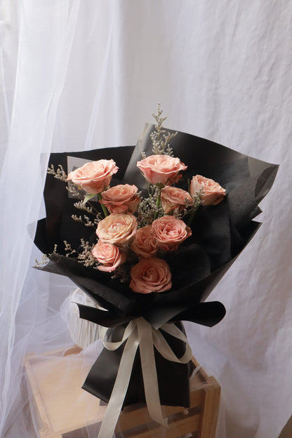 Concerto Cappuccino Rose Bouquet